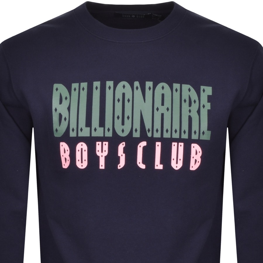 Alternative Image for ProductBillionaire Boys Club Logo Sweatshirt Navy2